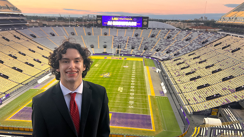 Alex at Tiger Stadium